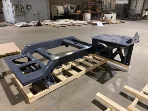 Fabricated metal base